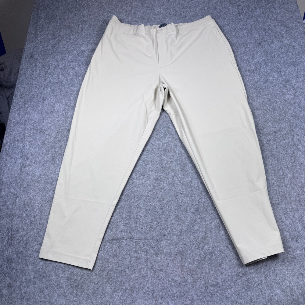 VRST Limitless Slim Tapered Pants Mens XXL Khaki Modern‎ Commuter Active  NEW